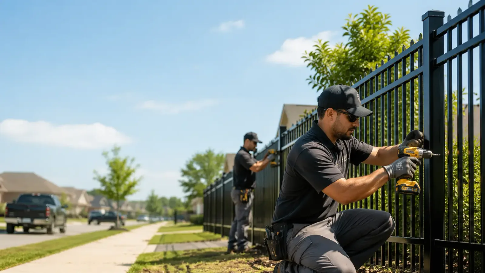 Metal Fence Installation in Brandon, IA